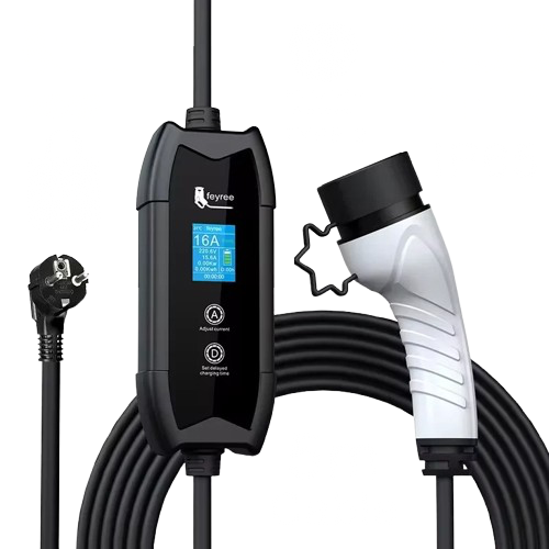 Chargeur portable Feyree 3,5 kW – 16A réglable – Type 2 – IP65